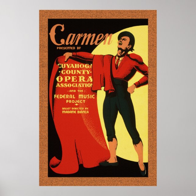 1939 Opera: Carmen 36 x 24 Poster (Front)