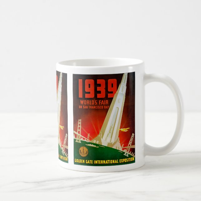 1939 World Fair San Francisco Coffee Mug (Right)