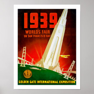 1939 World Fair San Francisco Poster