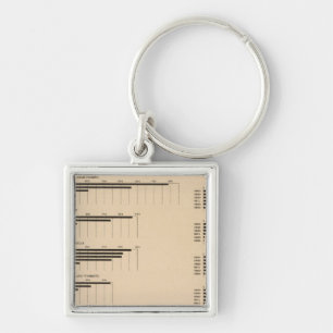 193 Value, products by industries 1850-1900 Key Ring