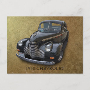 1940 CHEVROLET 2 POSTCARD