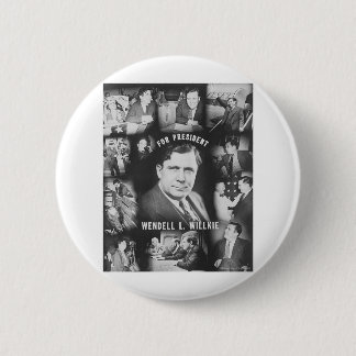 1940 Wendell Willkie 6 Cm Round Badge