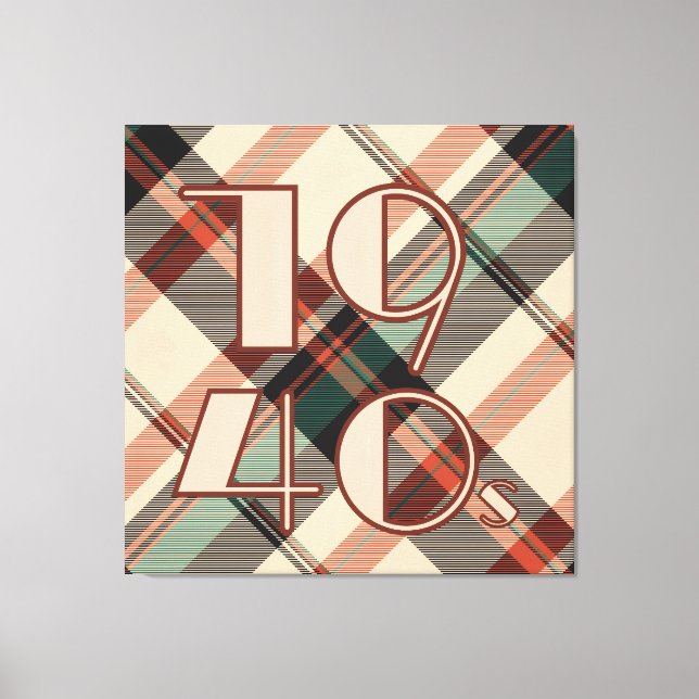 1940s  canvas print (Front)