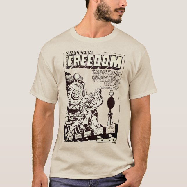 1940's Captain FREEDOM T-Shirt (Front)