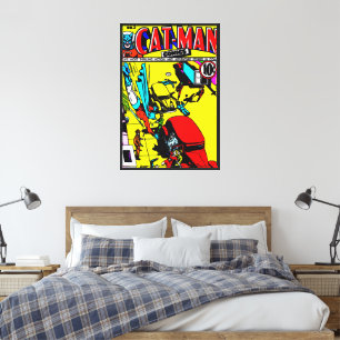1940's CAT-MAN Comics Canvas Print