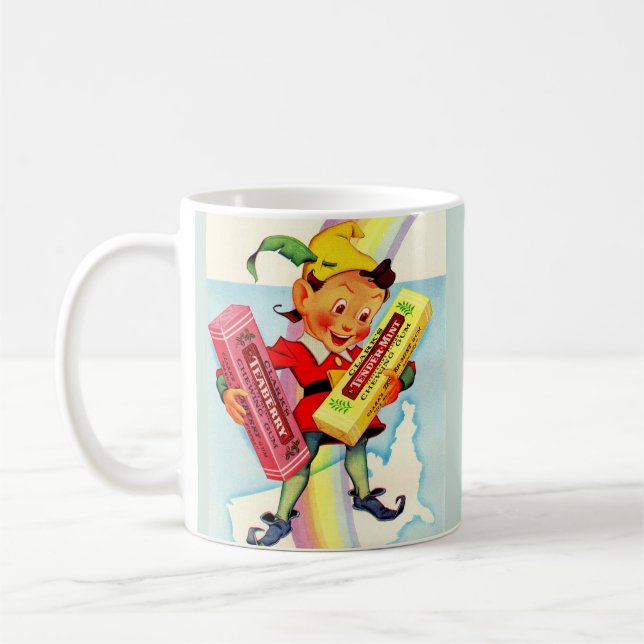 1940s Clark’s chewing gum elf Coffee Mug (Left)