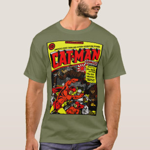 1940's Classic Cat-Man Comics T-Shirt