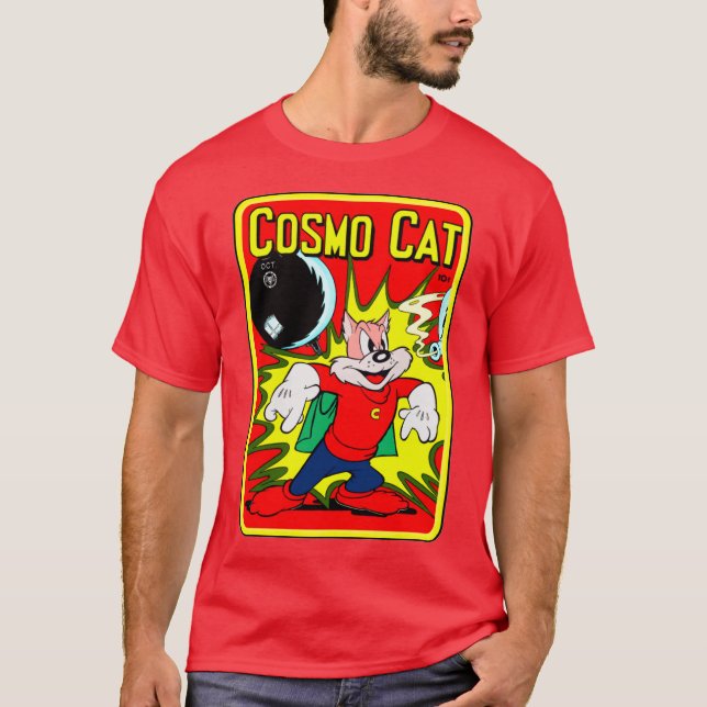 1940's Classic Cosmo Cat T-Shirt (Front)