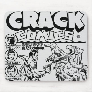 1940's Classic Crack Comics Mousepad