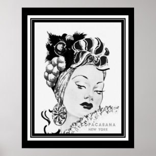1940s Copacabana New York Poster