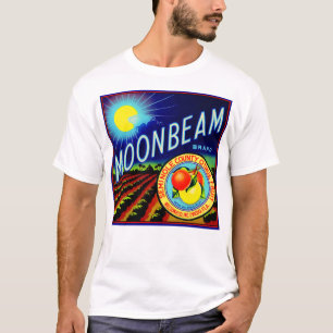 1940s fruit crate label Moonbeam brand citrus T-Shirt