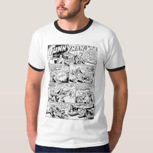 1940's "FUNNYMAN" Comic Strip T-Shirt