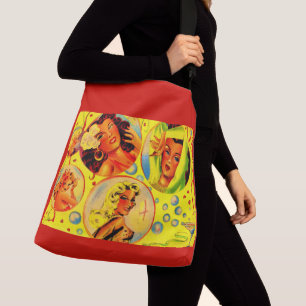 1940s glamour girls crossbody bag