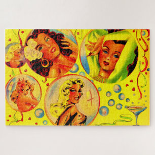 1940s glamour girls jigsaw puzzle