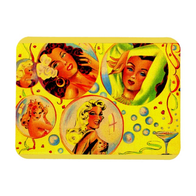 1940s glamour girls magnet (Horizontal)