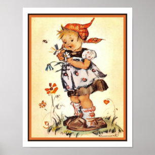 1940's Hummel Print - He Loves Me 