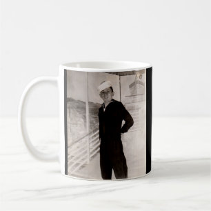 1940s jaunty sailor coffee mug