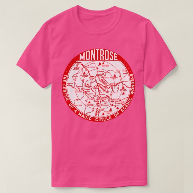 1940s Montrose Colorado T-Shirt (Design Front)