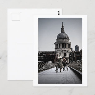 1940's On Millennium Bridge London (6331) Postcard