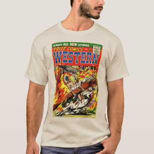 1940's PRIZE Comics Western T-Shirt