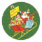 1940s Vintage Christmas Santa Claus with Sleigh