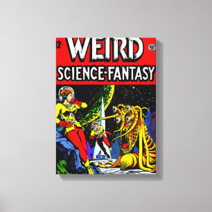 1940's WEIRD: Science~Fantasy Canvas Print