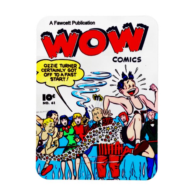 1940's WOW Comics Magnet  (Vertical)