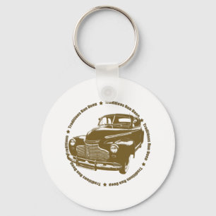 1941 Chevy Coupe Traditional Hot Rod Key Ring