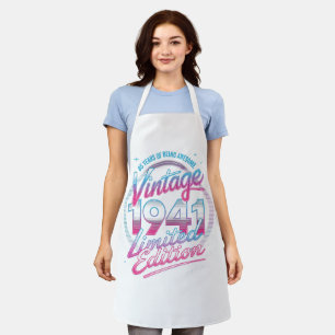 1941 Limited Edition Vintage Birthday Retro Design Apron