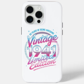 1941 Limited Edition Vintage Birthday Retro Design iPhone 15 Pro Max Case