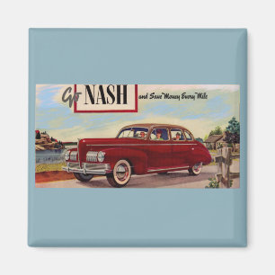 1941 Nash automobile ad Magnet