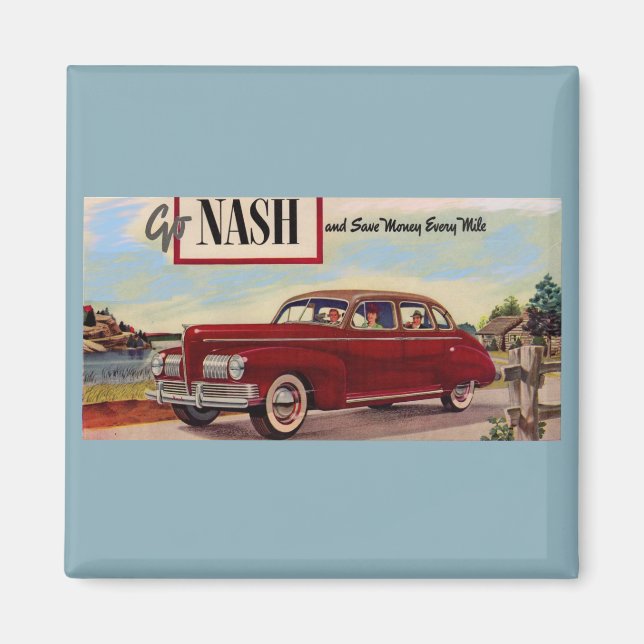 1941 Nash automobile ad Magnet (Front)