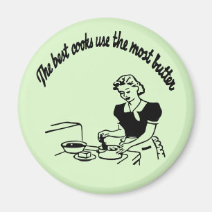 1941 Vintage Butter Magnet