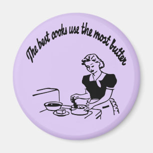 1941 Vintage Butter Magnet