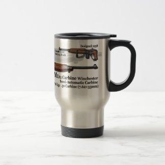 1941 Winchester M1A1 Carbine Battle Rifle Travel Mug