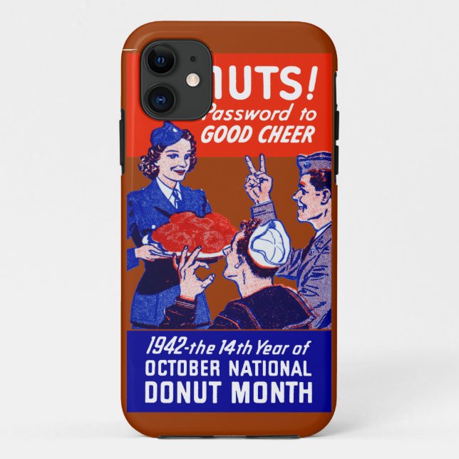 1942 Doughnut Month Case-Mate iPhone Case (Back)