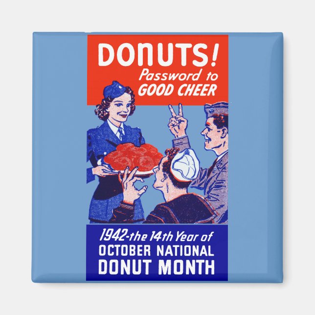 1942 Doughnut Month Magnet (Front)