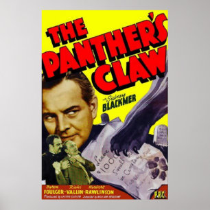 1942 The Panther’s Claw movie poster