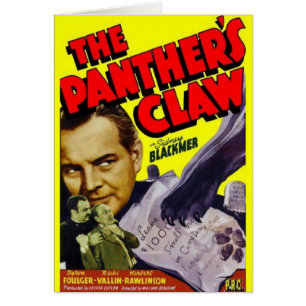 1942 The Panther’s Claw movie poster