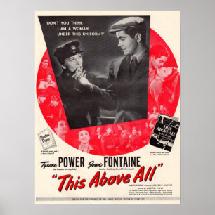 1942 This Above All movie poster