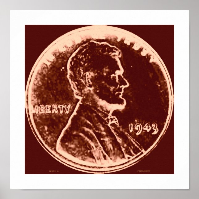 1943 Wheat Penny 5 Poster (Front)