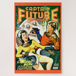 1944 Captain Future cover Jigsaw Puzzle