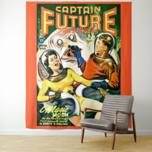 1944 Captain Future cover print Tapestry