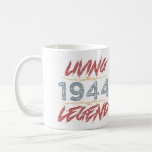 1944 Living Legend 80th Birthday Coffee Mug