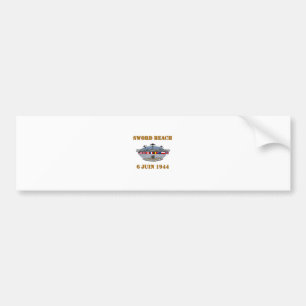 1944 Sword Beach Bumper Sticker