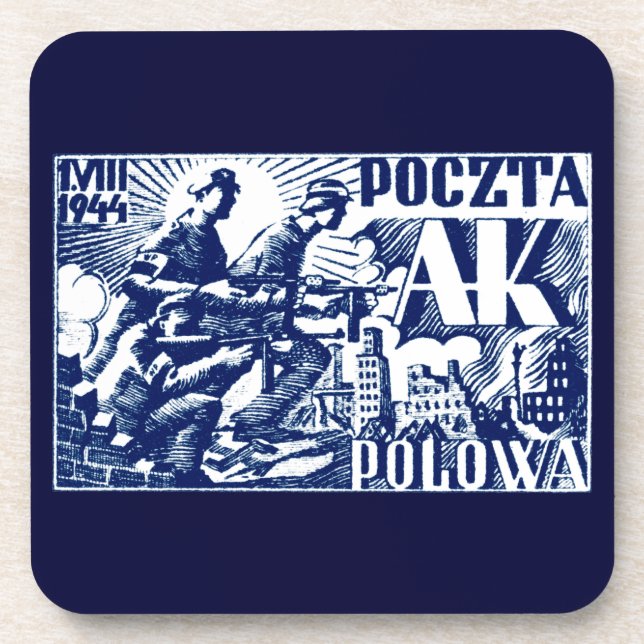 1944 Warsaw Uprising Coaster (Front)