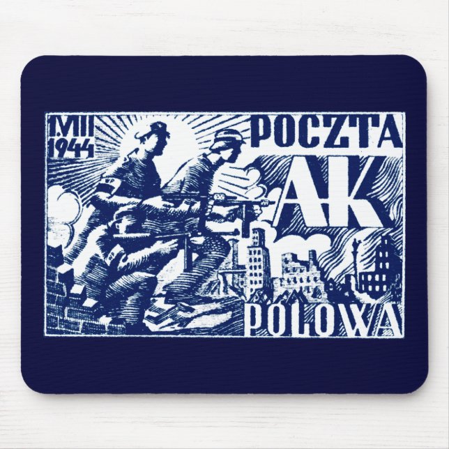 1944 Warsaw Uprising Mouse Mat (Front)