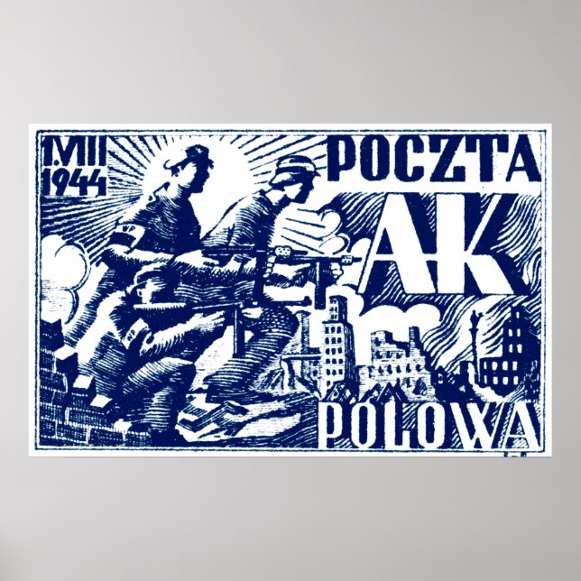 1944 Warsaw Uprising Poster (Front)
