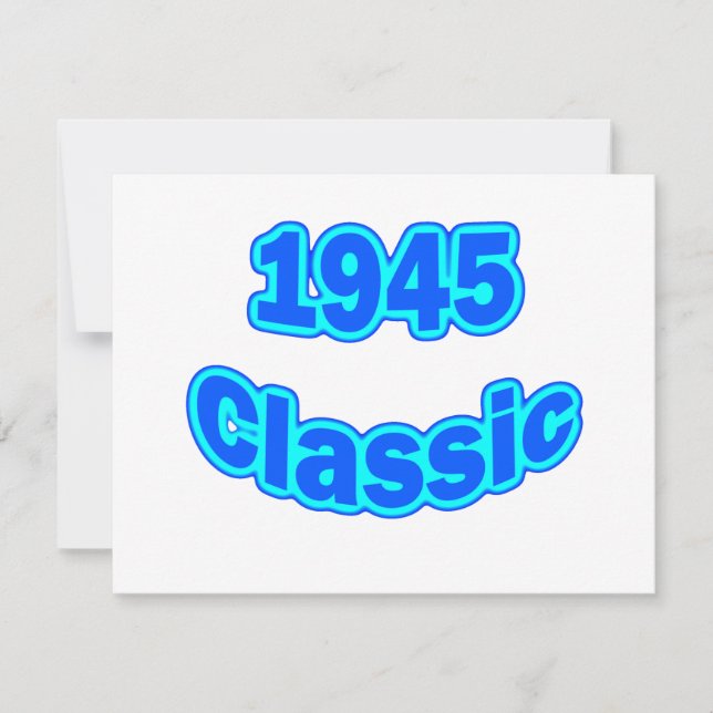 1945 Classic Blue Card (Front)