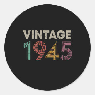 1945 CLASSIC ROUND STICKER